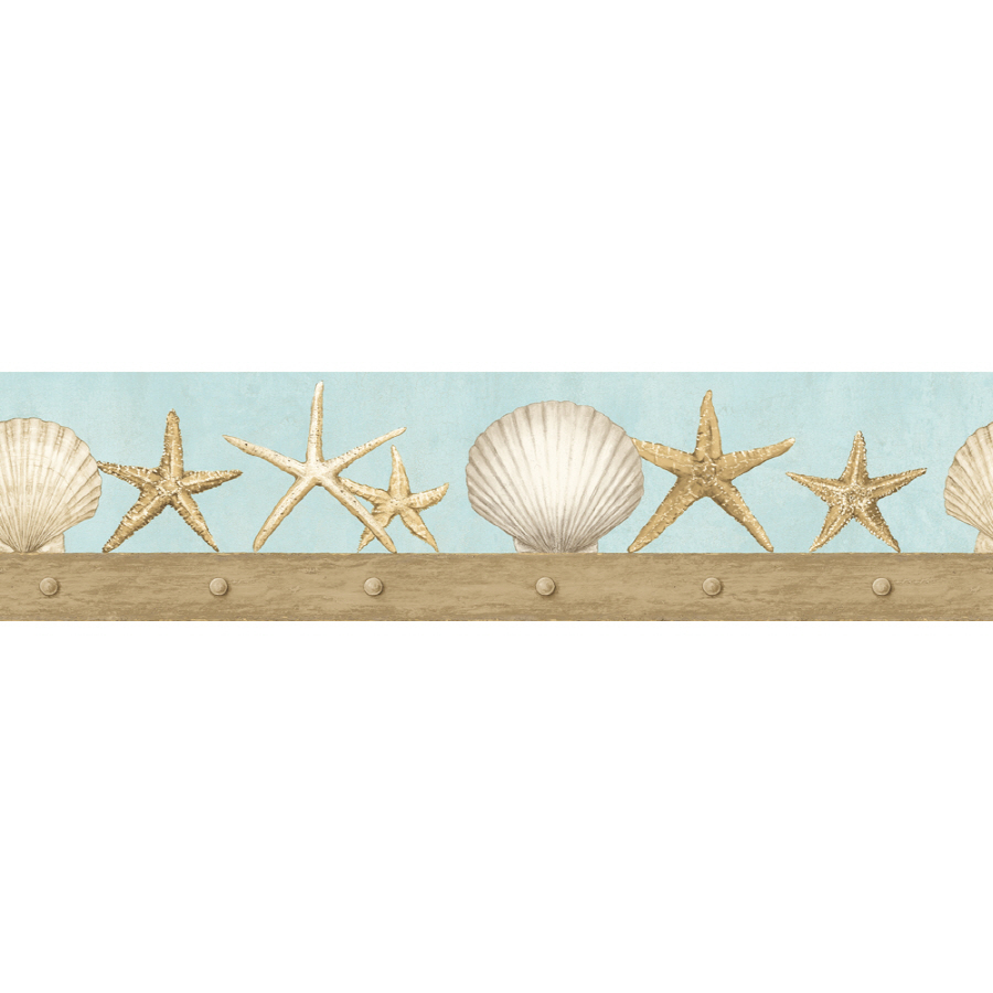 Shop Imperial Seashell Prepasted Wallpaper Border At Lowes