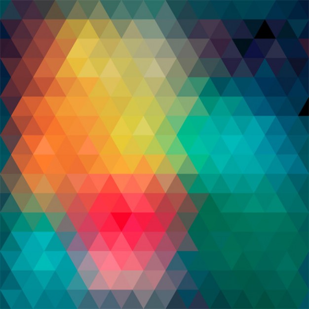 Abstract Background Made By Colorful Triangles