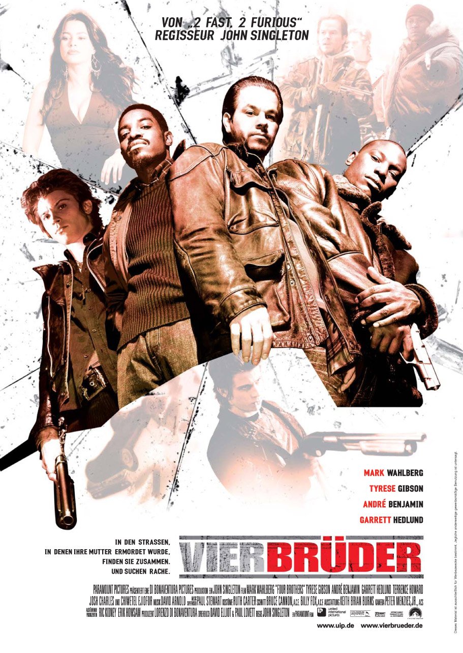 Four Brothers 2005 poster   FreeMoviePostersnet