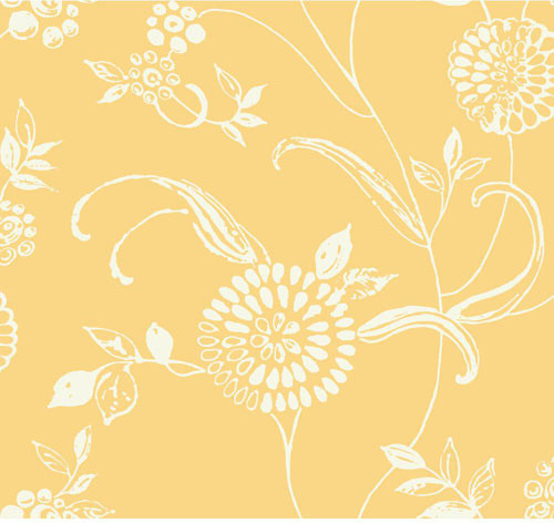 Sculptured Surfaces Yellow And White Fontaine Wallpaper Eclectic