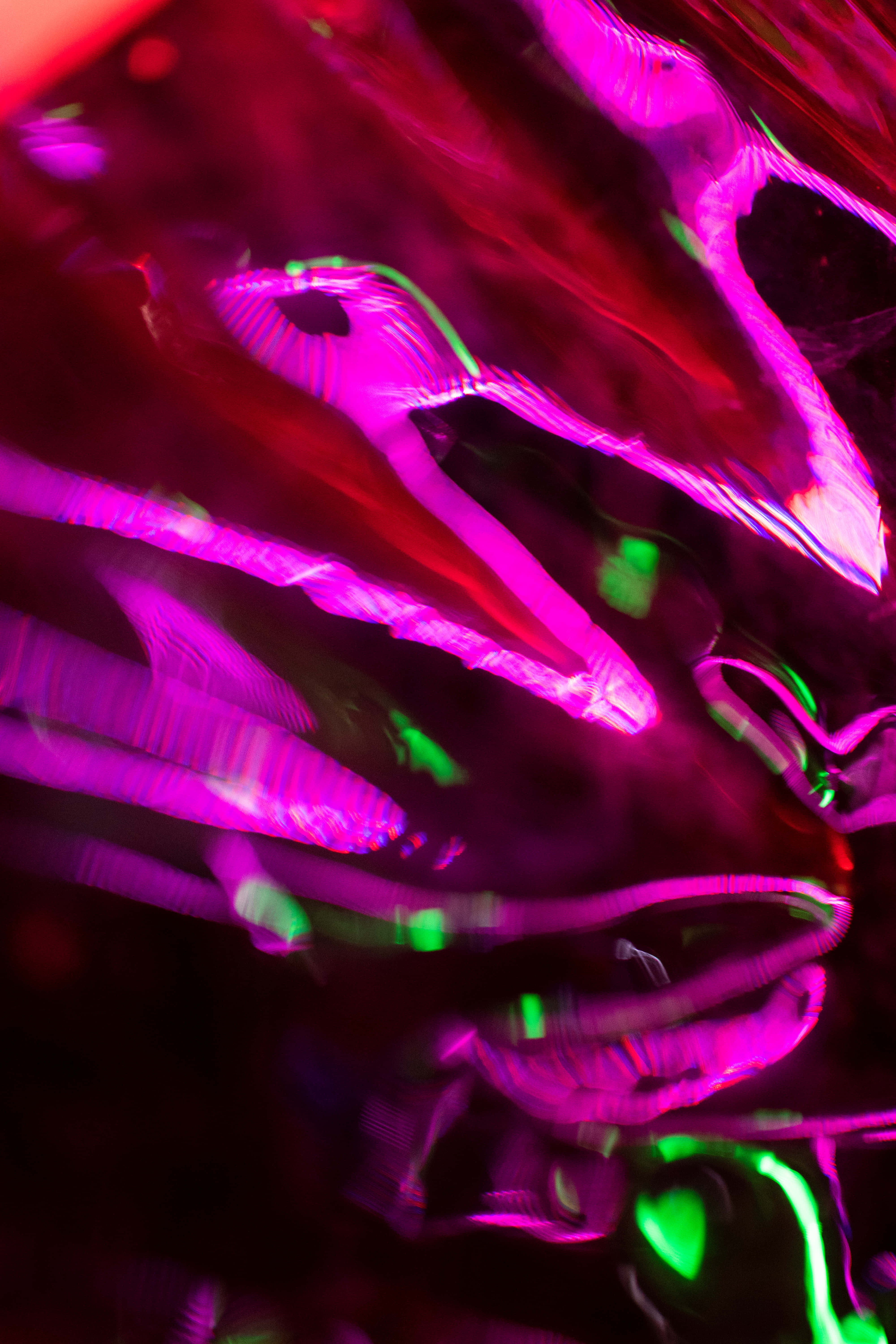 Neon Green And Purple Wallpaper