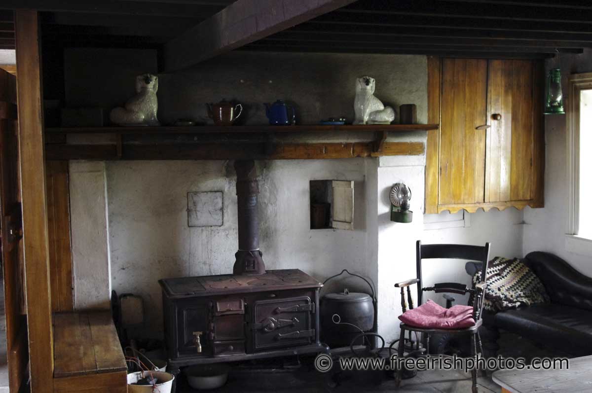 Old Irish Cottage Interiors Photos Stock Image