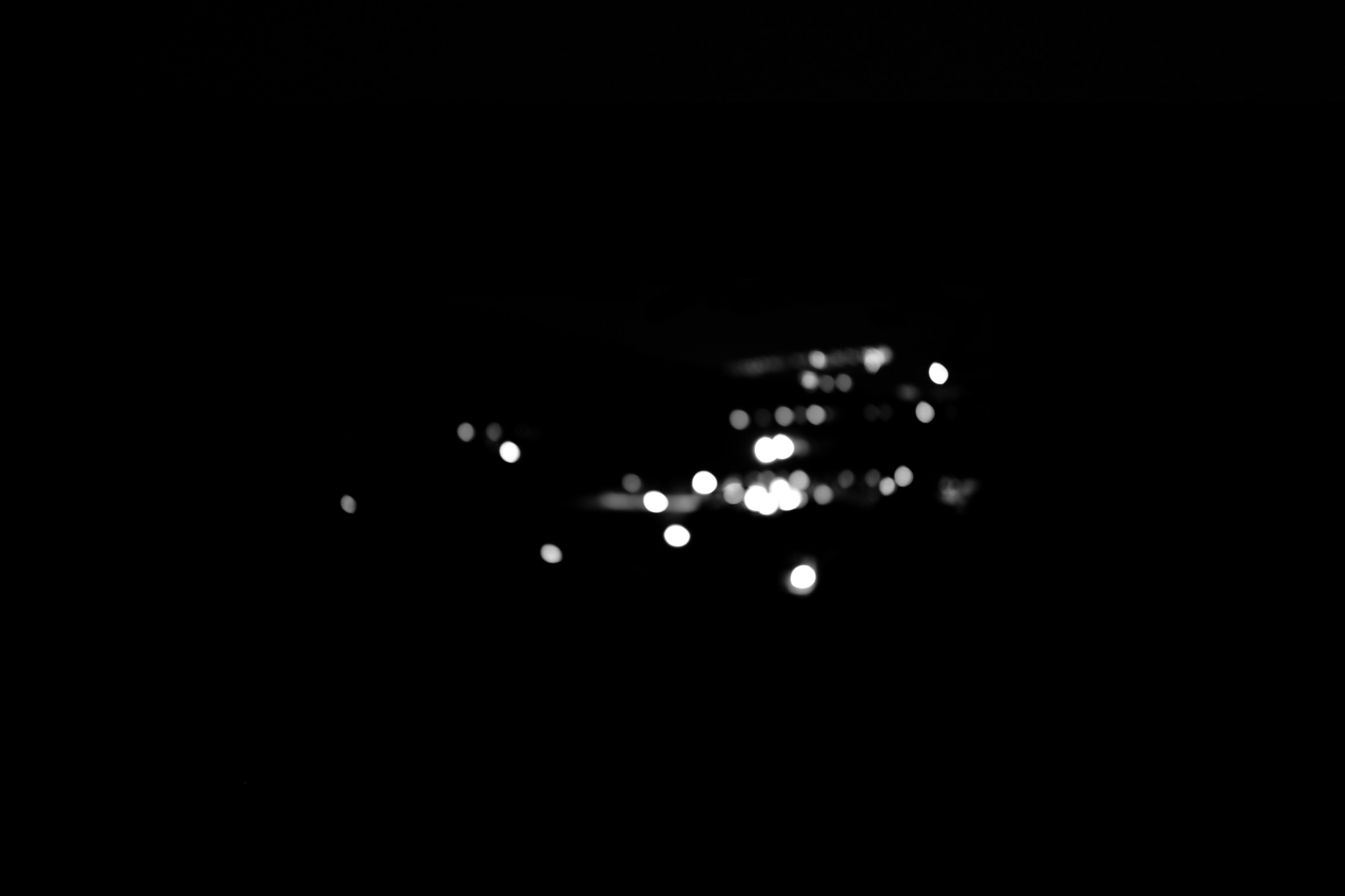 City Lights Black Minimalist Edition By Bonsa1b3n