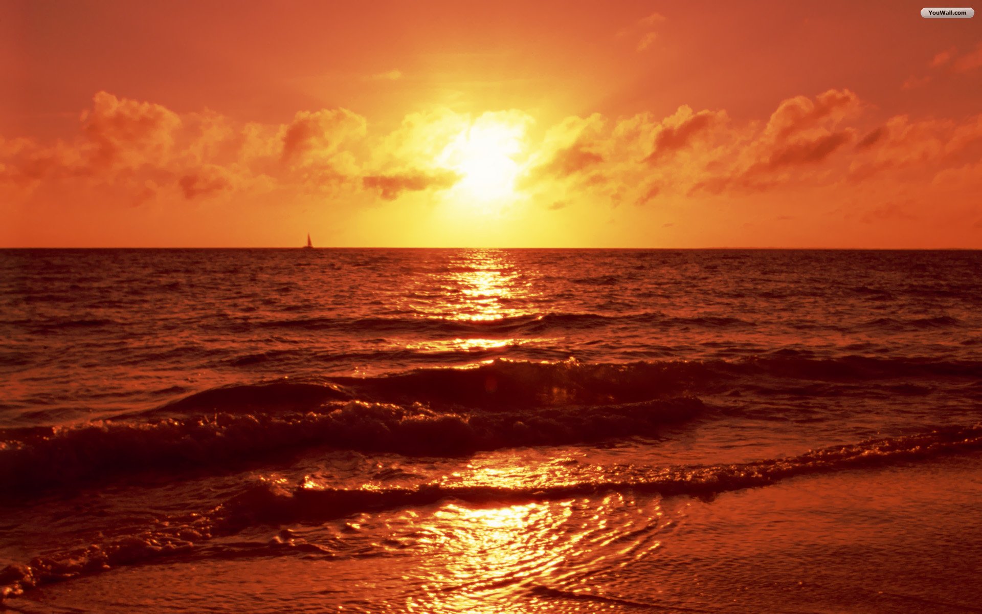 Beach Sunset Wallpaper Image Picture With