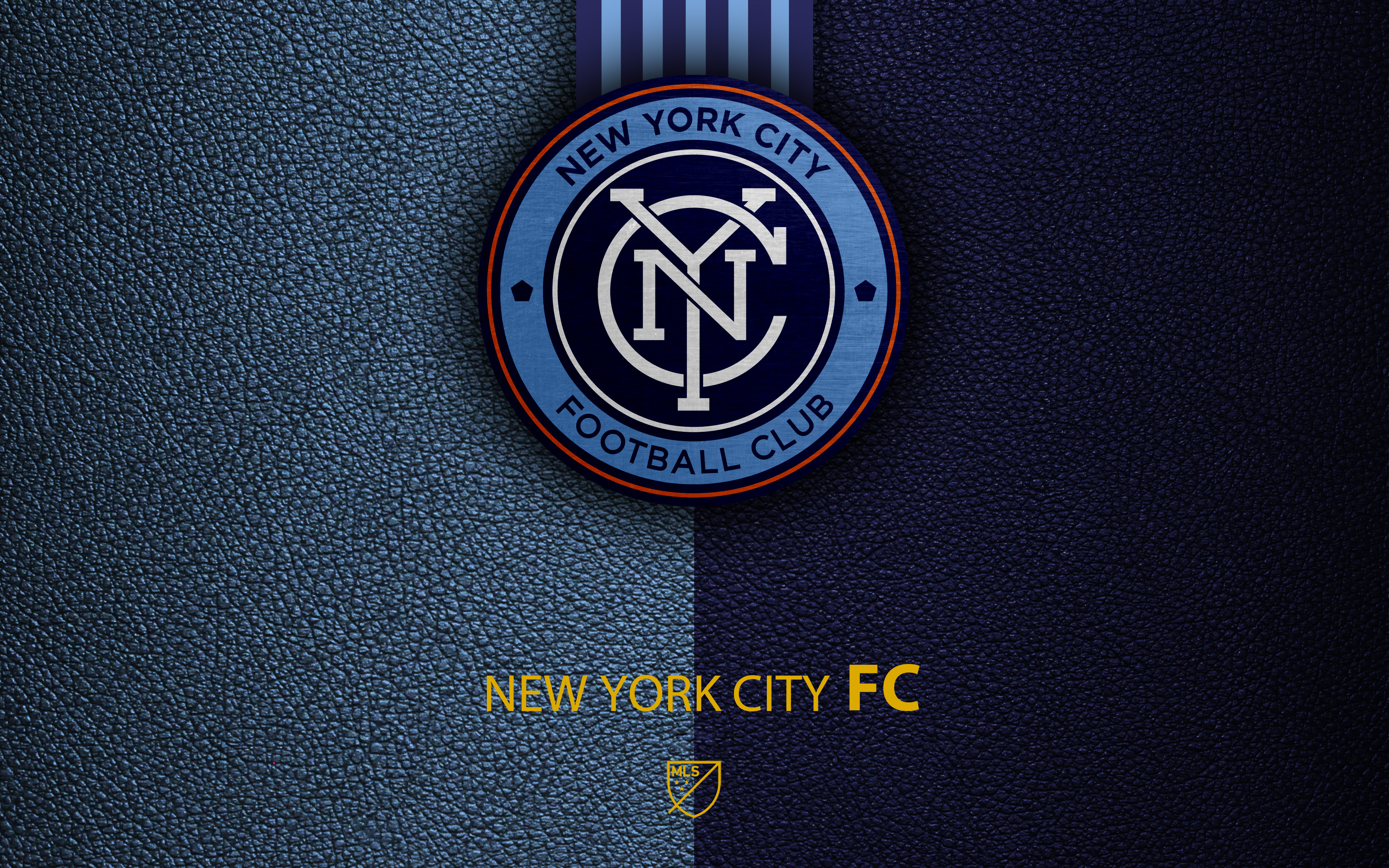Mls Soccer New York City Fc Logo Wallpaper And Background