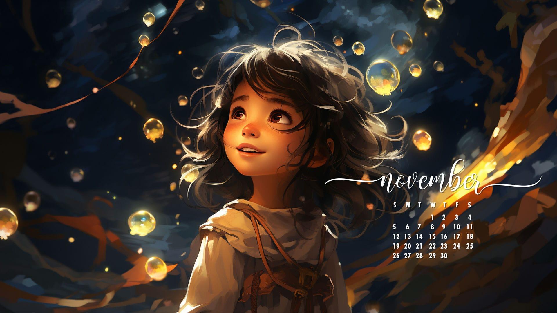 November Calendar Wallpaper Best Desktop Phone Background