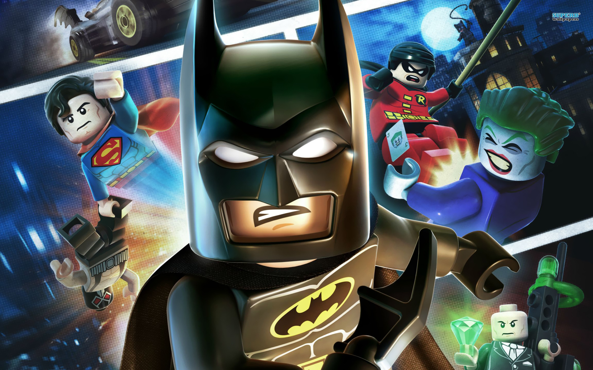 Super Heroes HD Animation Wallpaper Lego Batman