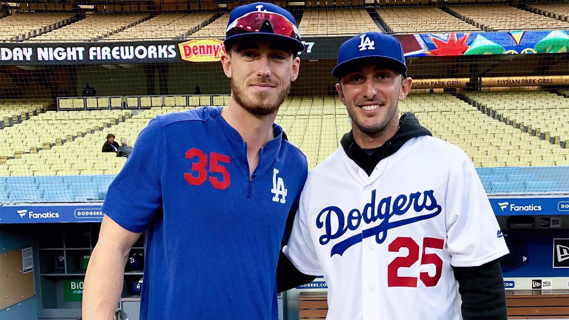 Watch Max Homa Hangs With Dodgers Throws Out First Pitch Golf