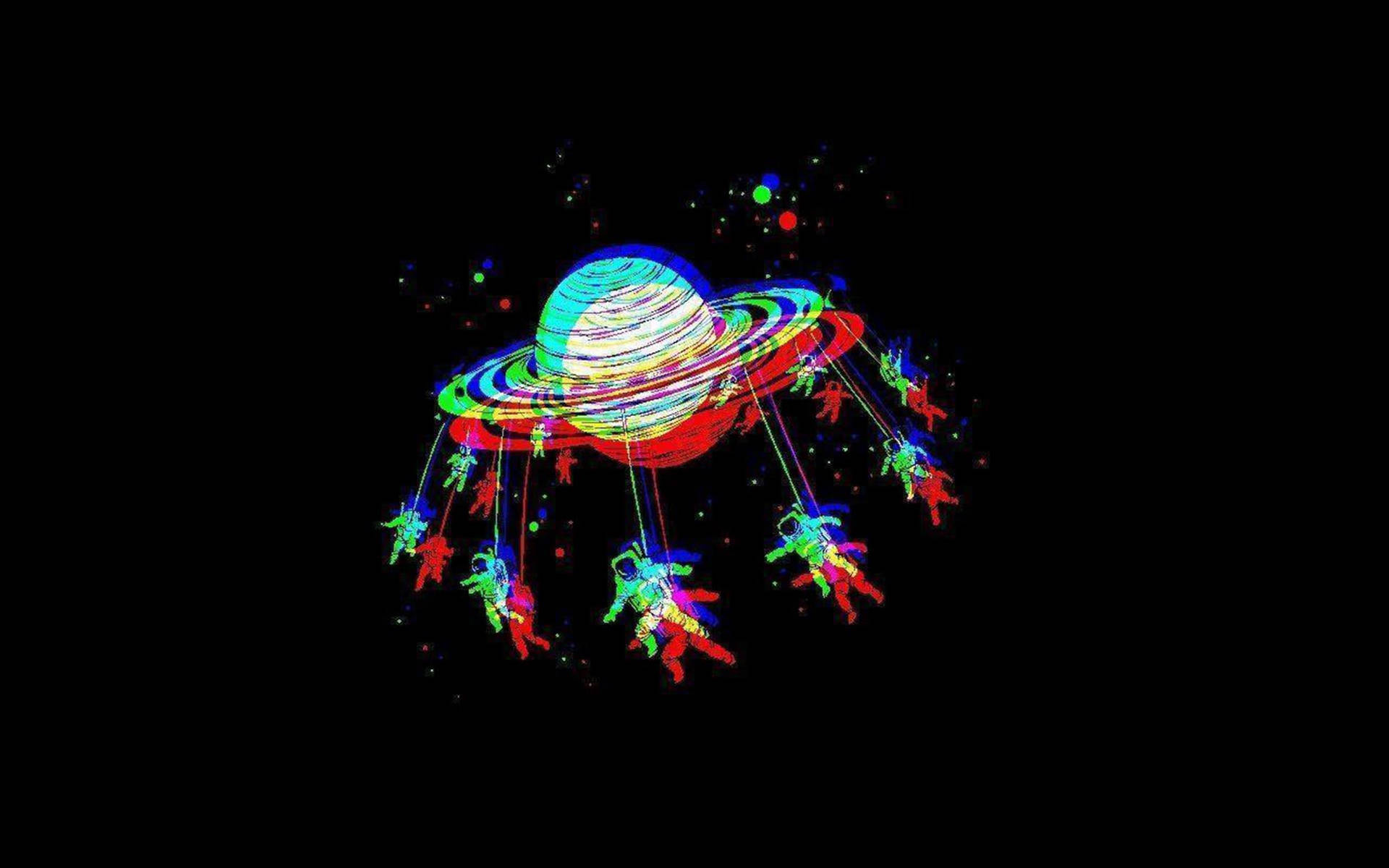 Trippy Dark Aesthetic Wallpaper