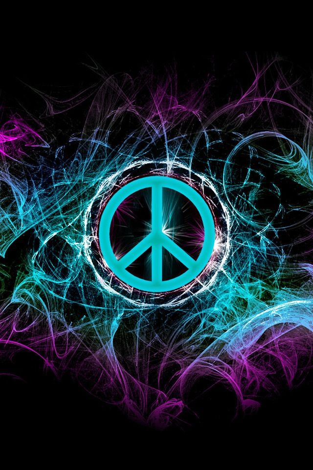 Peace Symbol Wallpaper For Iphone   640x960   Download HD 640x960