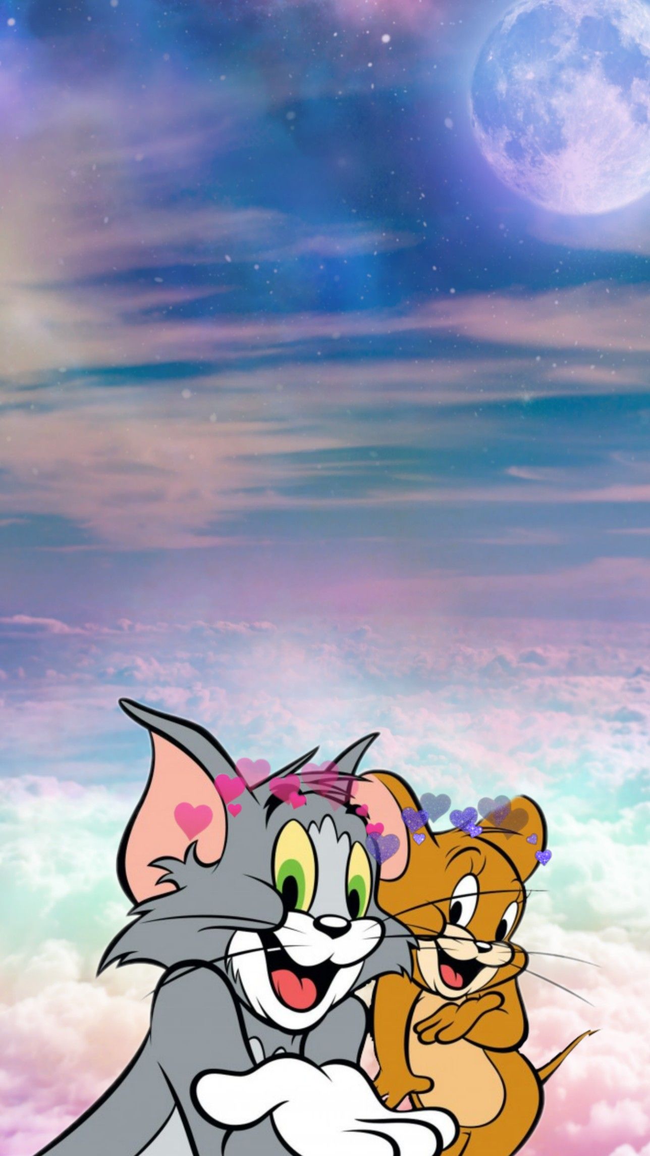 Dark Wallpaper iPhone Cartoon Cute