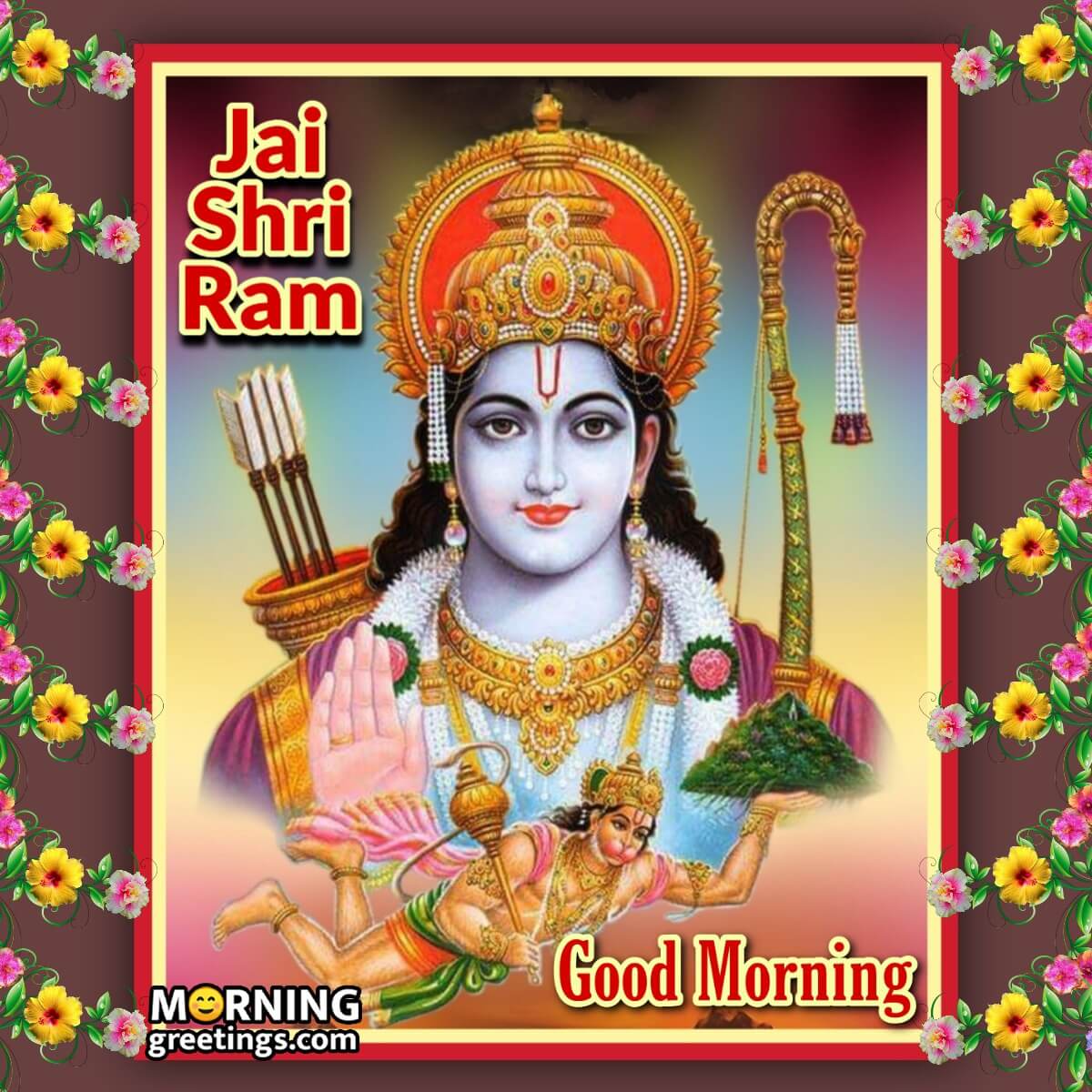 Good Morning Shree Ram Image Greetings