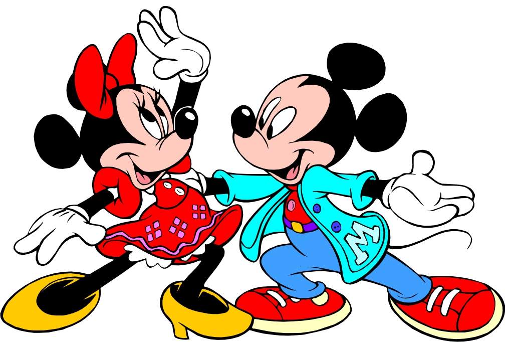Minnie And Mickey Mouse Coloring S