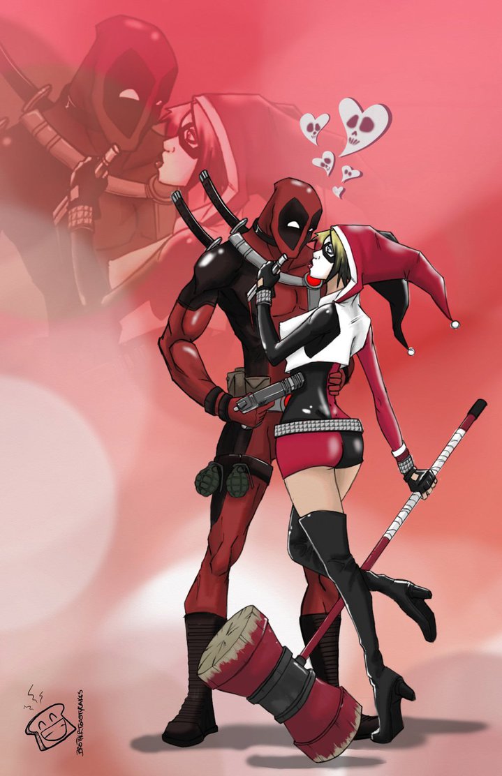 Deadpool And Harley Quinn