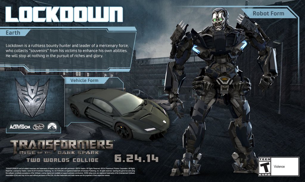 Transformers Rise Of The Dark Spark Lockdown by cbpitts on