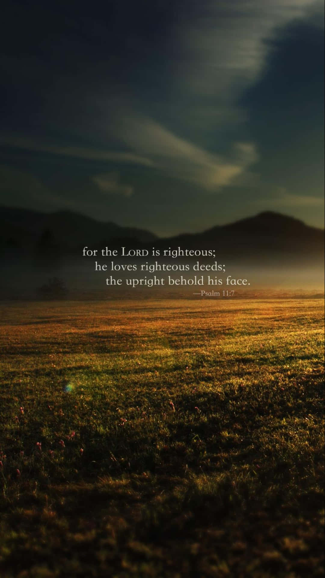 Righteous Deeds Quote Wallpaper