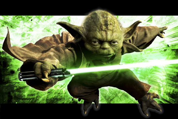 Star Wars Yoda In Action