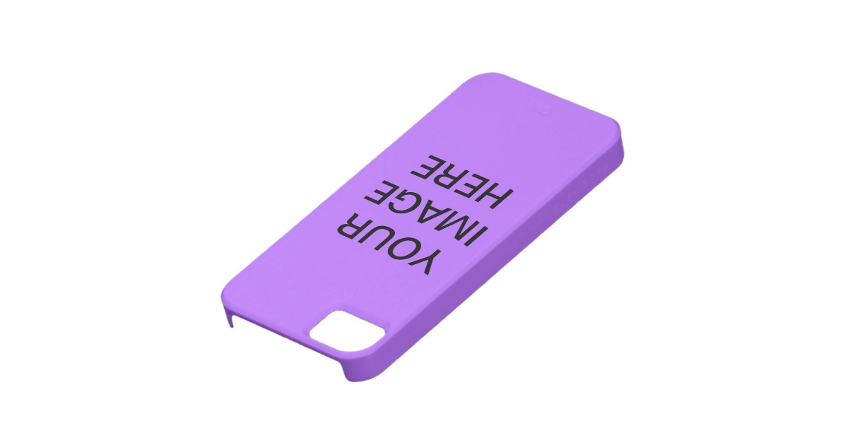 Create Your Own Custom Template Purple Background iPhone Covers