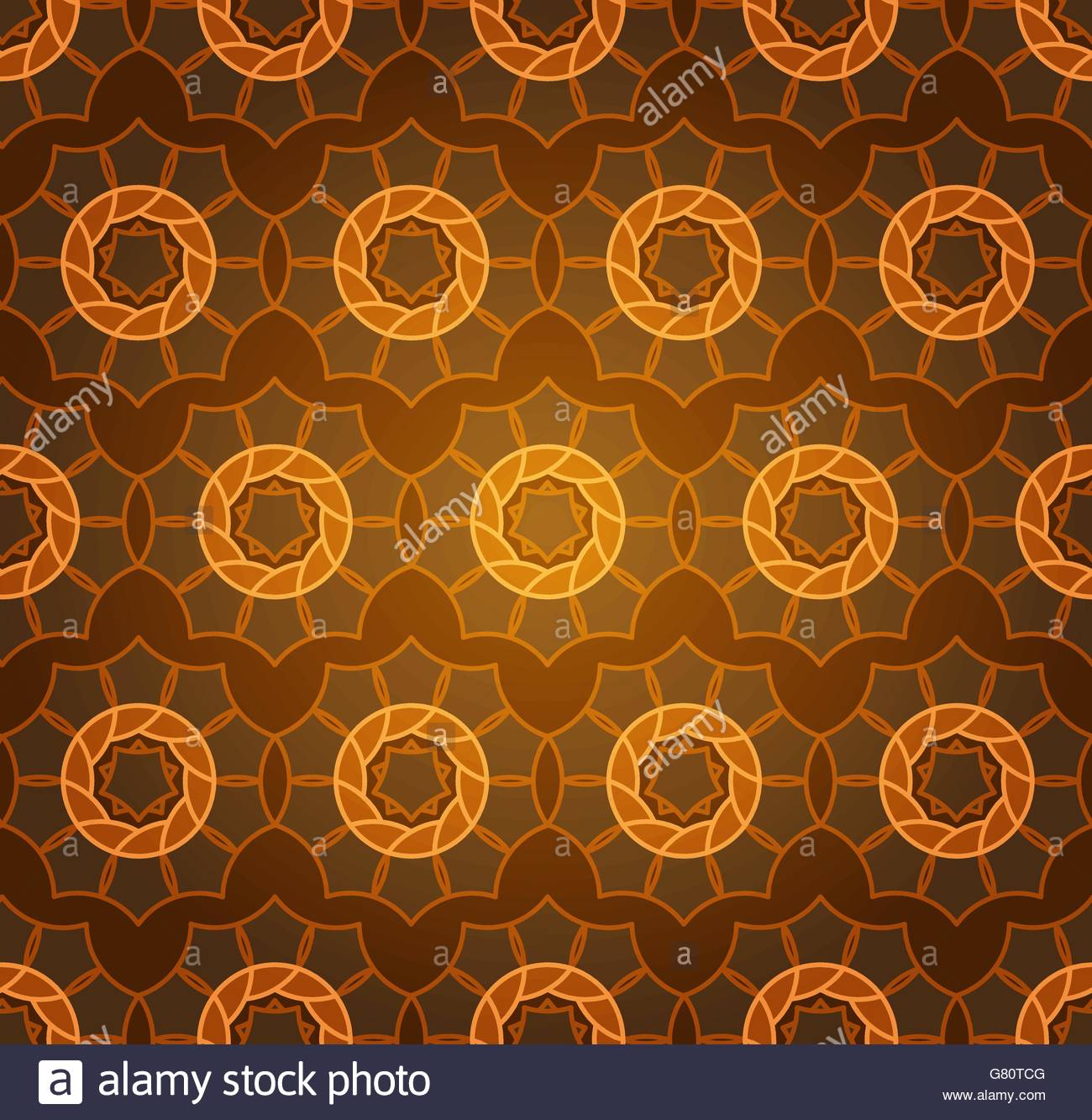Abstract Vector Background Of Geometric Flower Wheel Seamless
