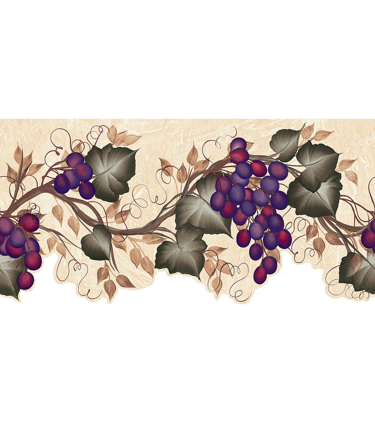 Free download Die Cut Wallpaper Border GreenIvy Grape Vine Die Cut