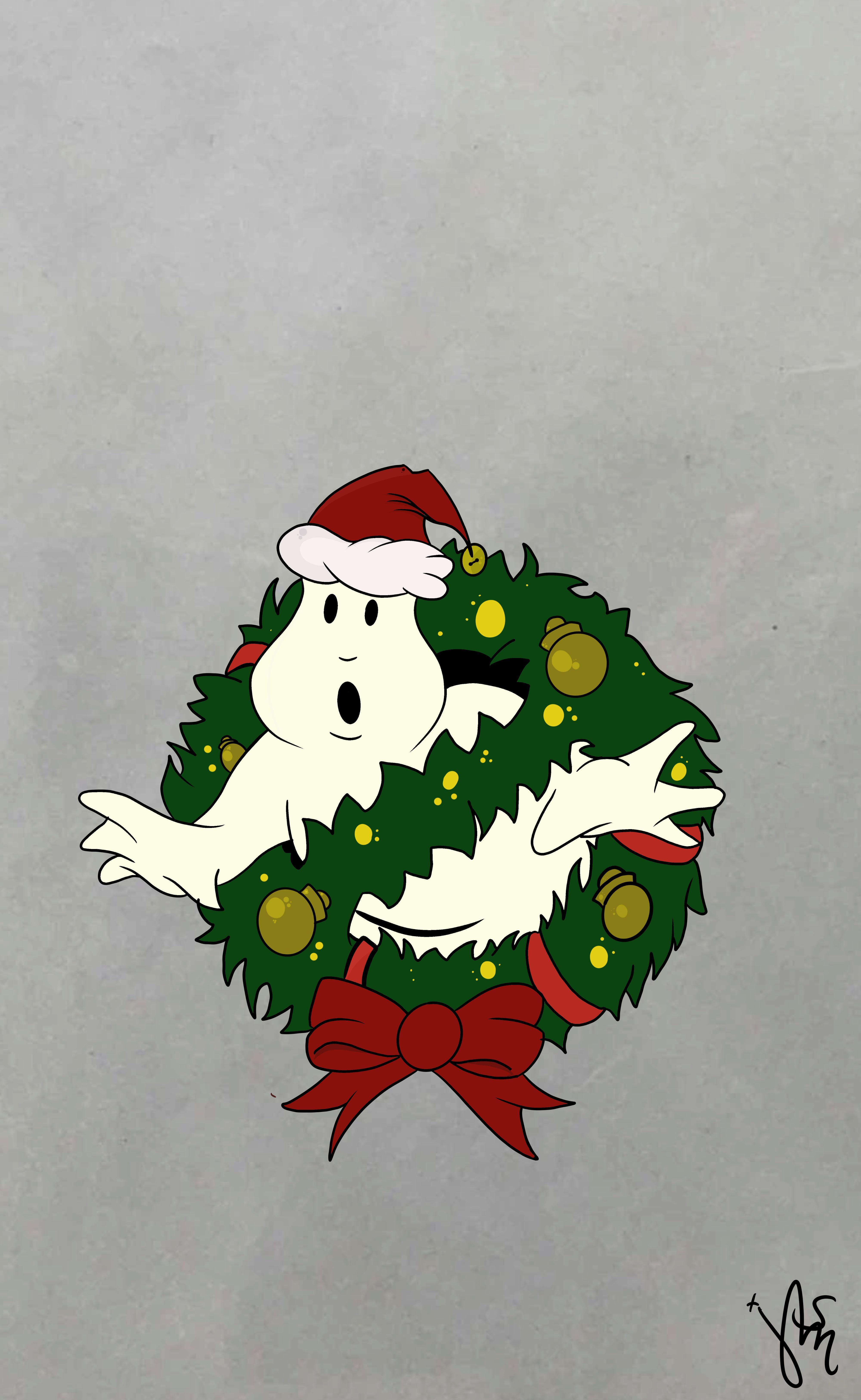 Made a simple phone wallpaper for Christmas for anyone whos