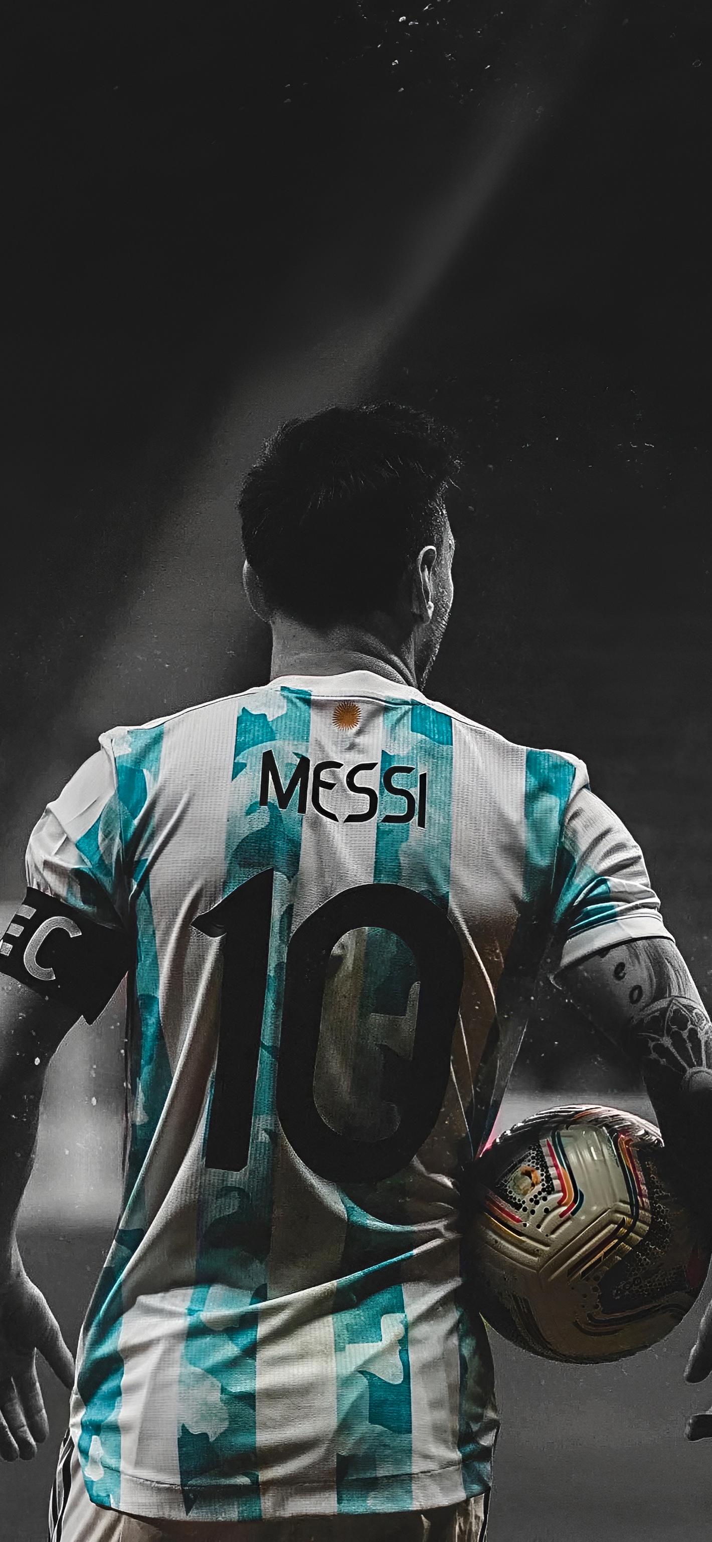 Messi Depth Effect Wallpaper Central