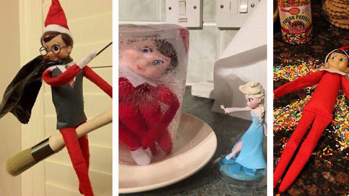 List Elf on the Shelf Ideas in Pictures NBC Los Angeles