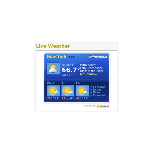 Weather Channel Desktop Gadget Windows 7