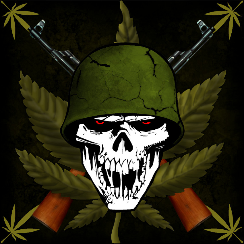 Weed Skull By Caboose6309