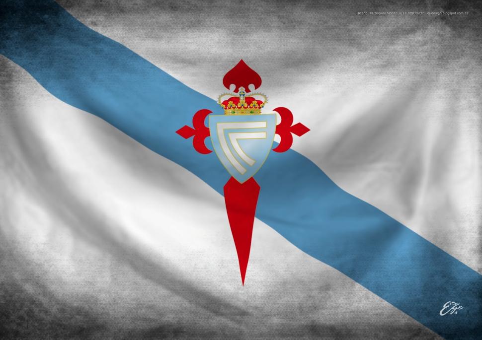 Galicia Celta De Vigo Flag Soccer Wallpaper Sports