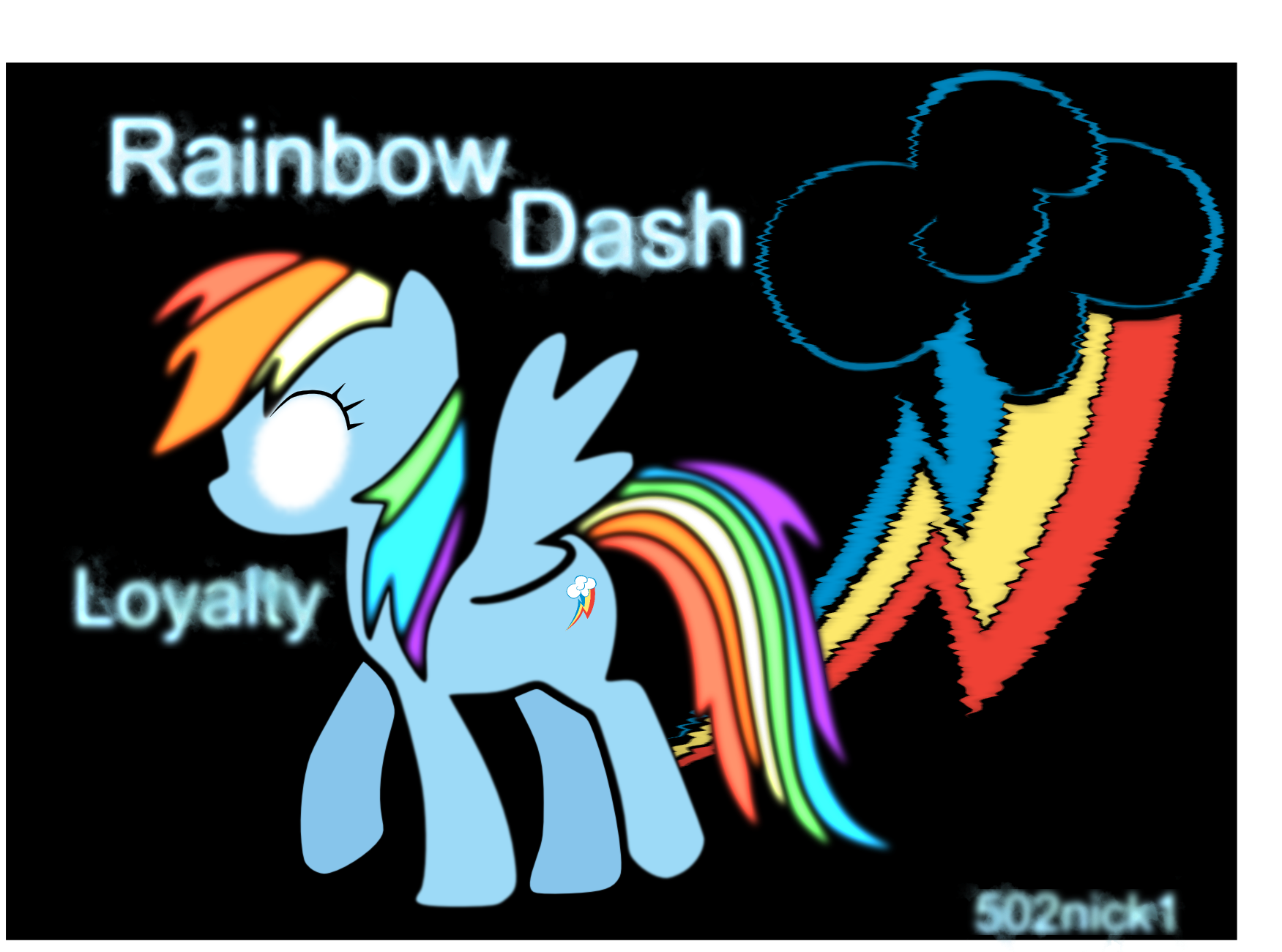 Rainbow Dash Wallpaper HD By 502nick1