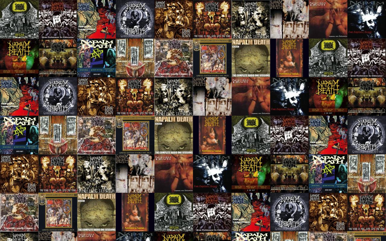 Napalm Death Scum From Enslavement To Obliteration Harmony Wallpaper