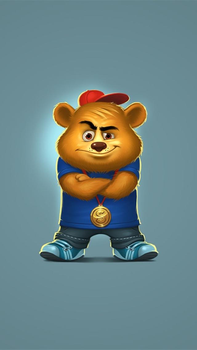 Bear iPhone Wallpaper S HD