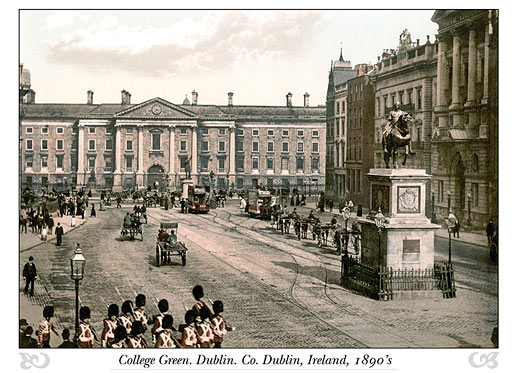 College Green Dublin Co Dublin Ireland 1890s