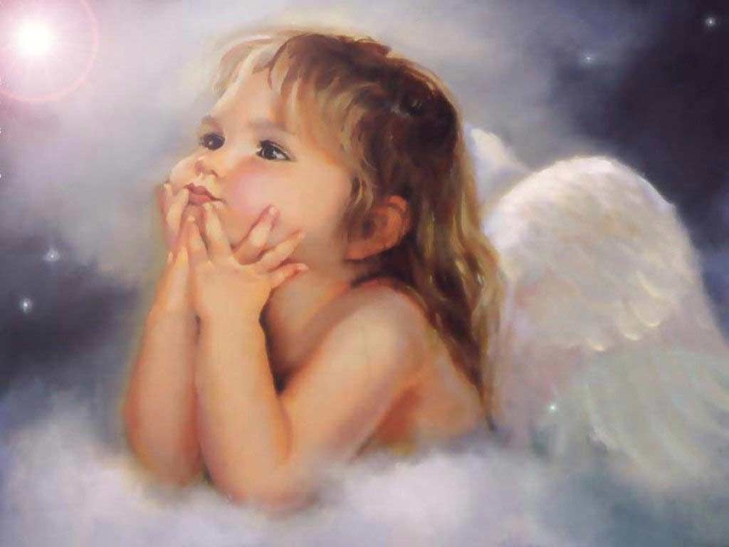 Baby Angel Free Wallpaper