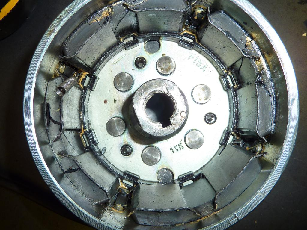 Rotor Flywheel Assembly Broken Mags Swaps Xt225