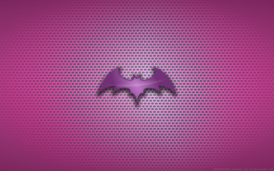 Wallpaper Morrigan Bat Logo By Kalangozilla