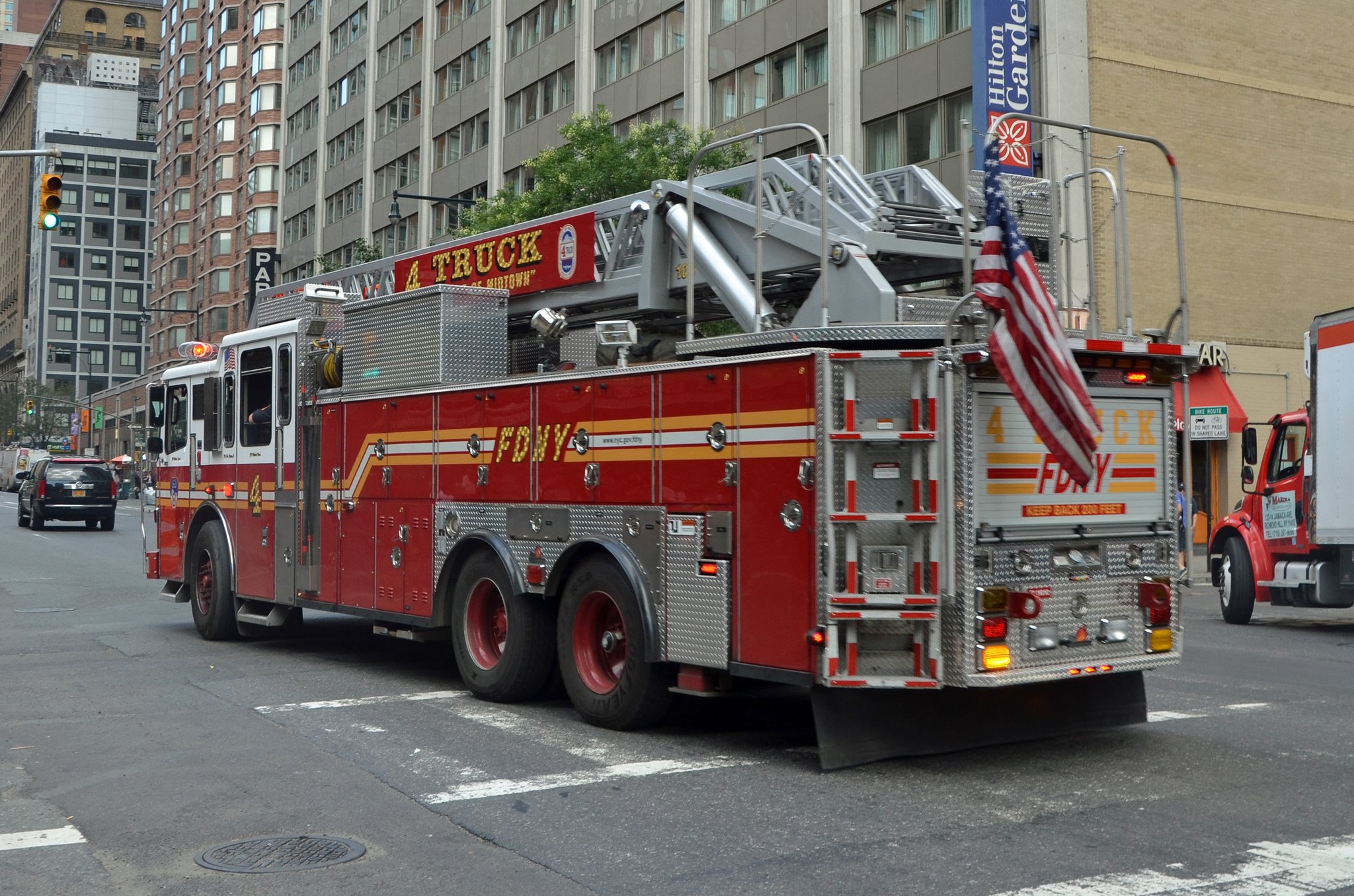 Fire Departments Truck Medic New York F D N Y Pompier Rescue