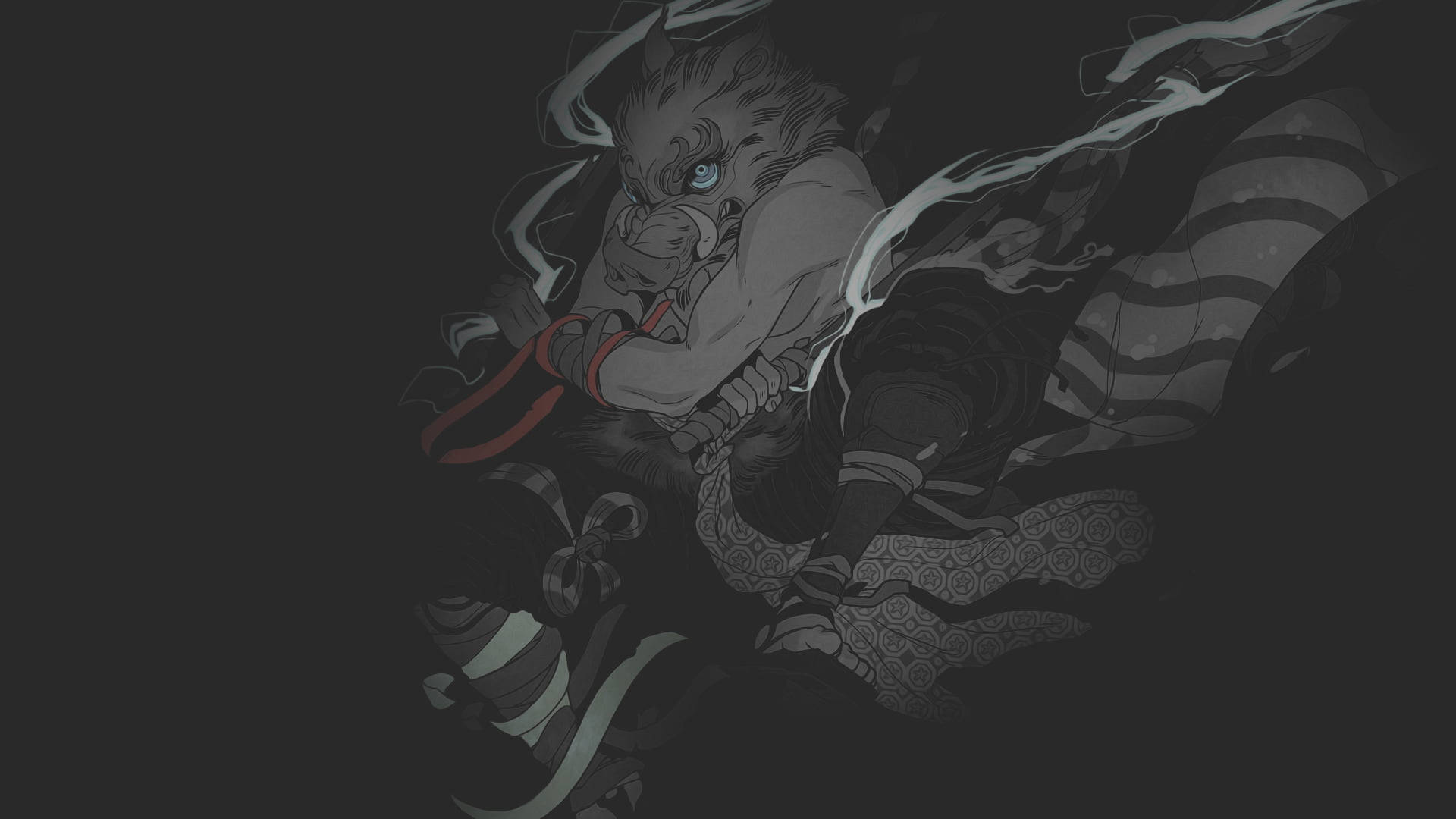 Dark Anime Aesthetic Desktop Wallpaper