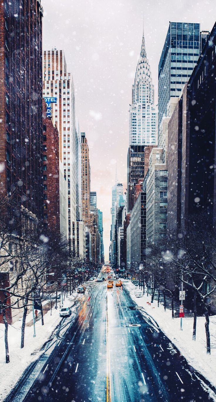 H A L E Y On iPhone City Wallpaper Winter In