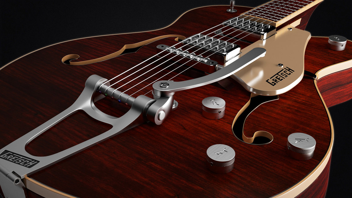 Gretsch Guitar by Trisquote on