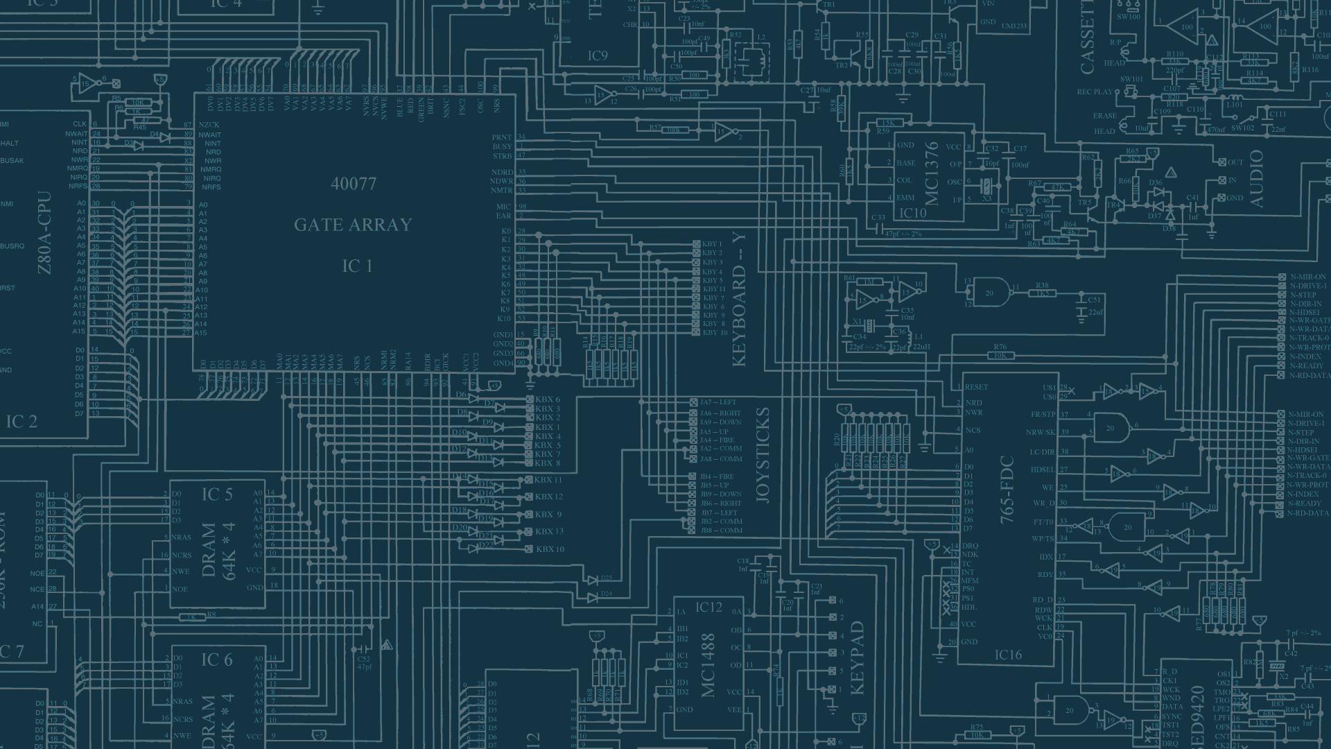 Circuit Diagram Wallpaper Wide HD