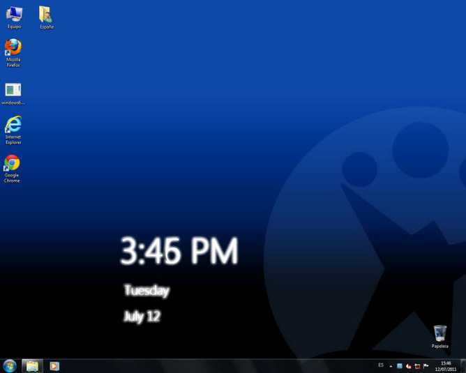 W8 Desktop Clock For Windows Jpg