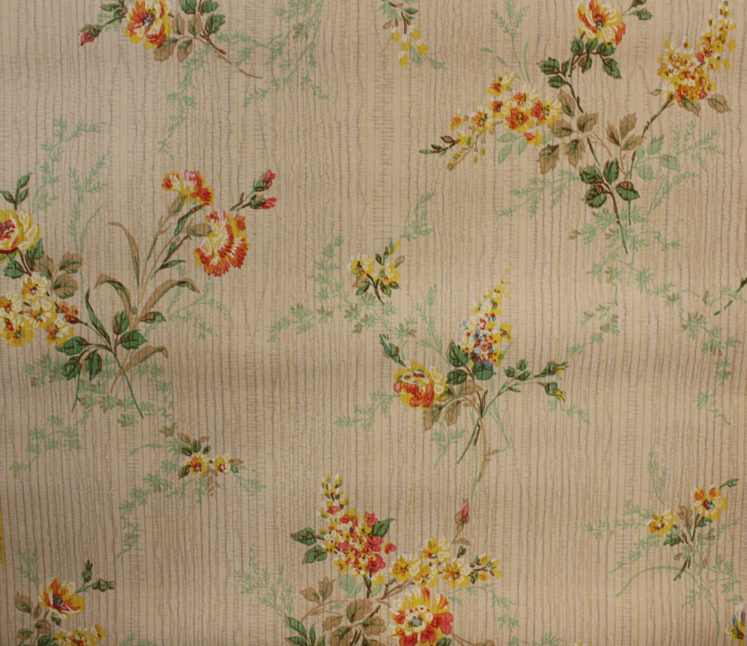 1930s Vintage Wallpaper Floral Wallpaper by HannahsTreasures 1500x1298