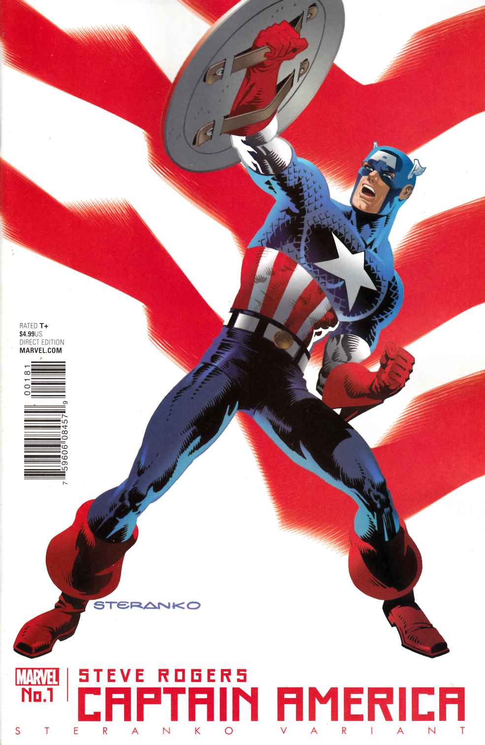 Captain America Steve Rogers Steranko Variant Cover Marvel