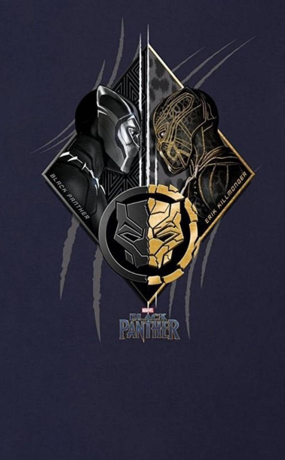 Download Killmonger And Black Panther Art Wallpaper