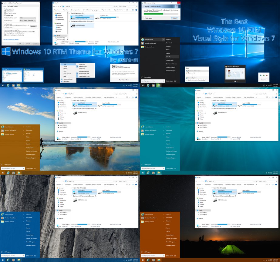 Windows Rtm Theme For By Mare M