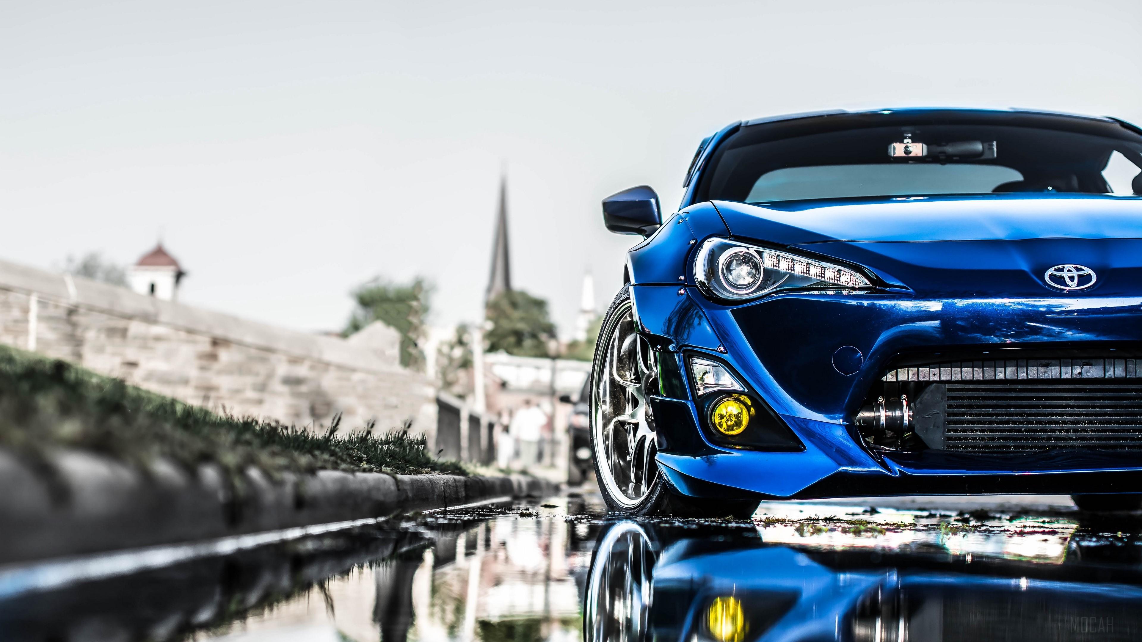 Toyota Blue Front Bumper Tuning 4k Rare Gallery HD