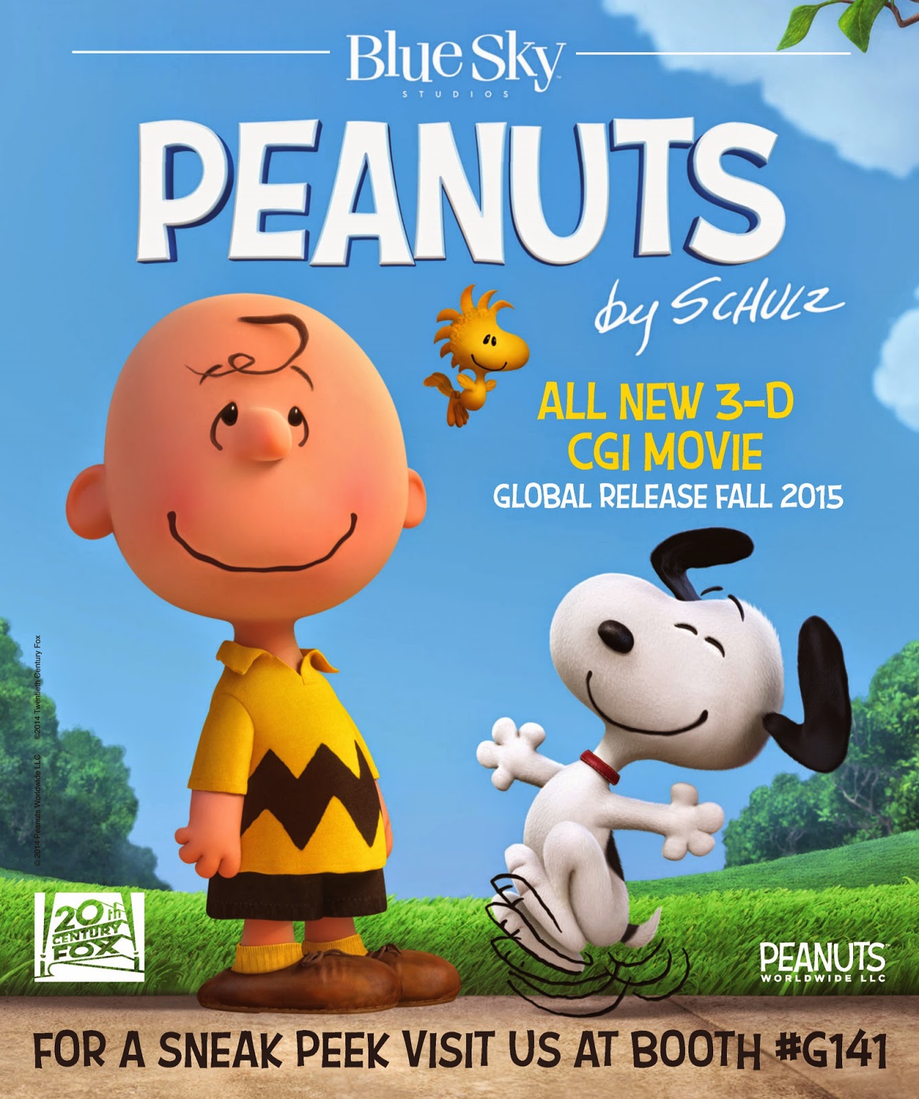 Snoopy And Charlie Brown The Peanuts Movie New Character Posters