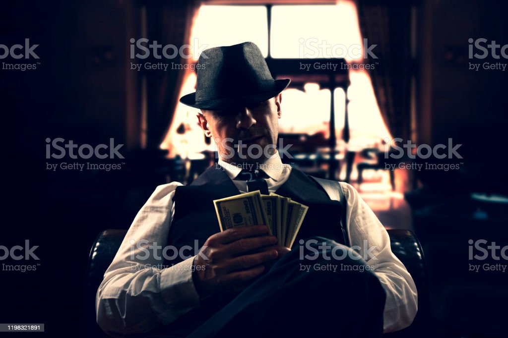 Italian Mafia Gangster Stock Photo   Download Image Now   Gangster